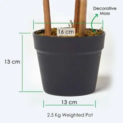 Homescapes Green 3ft Bamboo Tree Artificial Plant With Pot, 95 Cm -Leaf Shop homescapes green 3ft bamboo tree artificial plant with pot 95 cm5055967456211 03c MP