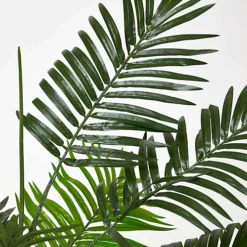 Homescapes Green Mini Palm Tree Artificial Plant With Pot, 100 Cm -Leaf Shop homescapes green mini palm tree artificial plant with pot 100 cm5055967456150 04c MP