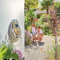 Hozelock 2362 Hose Pipe Hanger Accessory Rack Wall Mounted Hose Tidy -Leaf Shop hozelock 2362 hose pipe hanger accessory rack wall mounted hose tidy5010646059299 04c MP