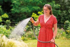 Hozelock 2390 60m Wall Mounted Hose Reel & Hose Guide & 2679 Multi Spray Gun -Leaf Shop hozelock 2390 60m wall mounted hose reel hose guide 2679 multi spray gun5055995506216 04c MP