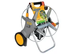 Hozelock - 2460 90m Assembled Metal Hose Cart ONLY -Leaf Shop hozelock 2460 90m assembled metal hose cart only5010646054294 04c MP