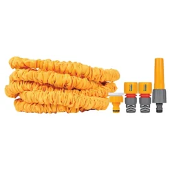 Hozelock Superhoze Yellow Extendable Hose Pipe (L)15m -Leaf Shop hozelock superhoze yellow extendable hose pipe l 15m5010646061254 07c bq