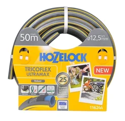 Hozelock Ultramax 116244 Grey & Yellow 5-layer Reinforced Hose Pipe (L)50m