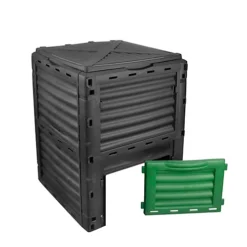 KCT Garden Composter Bin 300L - Eco Friendly Waste Compost & Recycling -Leaf Shop kct garden composter bin 300l eco friendly waste compost recycling5060502538543 03c MP