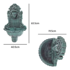 Lion Head Fountain Water Feature 8 Lion Head Fountain Water Feature -Leaf Shop lion head fountain water feature5025301133405 03c MP