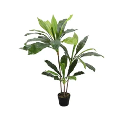 Livingandhome 3 Trunk Artificial Asplenium Nidus Tree House Plant Indoor Plant In Black Pot 105 Cm -Leaf Shop livingandhome 3 trunk artificial asplenium nidus tree house plant indoor plant in black pot 105 cm0735940251402 04c MP