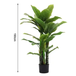 Livingandhome 4 Trunk Artificial Fortune Tree Indoor Decorative Plant In Black Pot 190 Cm -Leaf Shop livingandhome 4 trunk artificial fortune tree indoor decorative plant in black pot 190 cm0735940258357 06c MP