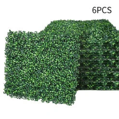Livingandhome 6 Pieces Green Simulation Milan Fake Plastic Plant Wall 600 X 400 Mm -Leaf Shop livingandhome 6 pieces green simulation milan fake plastic plant wall 600 x 400 mm0735940260657 04c MP