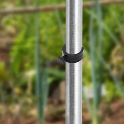 Livingandhome Small Galvanized Pipe Garden Grow Tunnel Hoop Greenhouse Hoop With 5 Clips -Leaf Shop livingandhome small galvanized pipe garden grow tunnel hoop greenhouse hoop with 5 clips0735940245838 04c MP