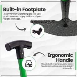 Long Handle Grass Lawn Edge Border Edging Cutter Step Edger Gardening Tool -Leaf Shop long handle grass lawn edge border edging cutter step edger gardening tool5055521172847 04c MP