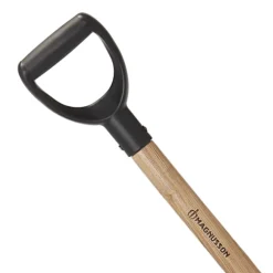 Magnusson Wooden Square D Handle Shovel -Leaf Shop magnusson wooden square d handle shovel5059340086583 37c
