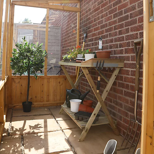 Mercia 8x4 Lean To Greenhouse With Adjustable Vent 5 Mercia 8x4 Lean To Greenhouse With Adjustable Vent - Image 3