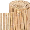 Natural Bamboo Wood Garden Fence Covering, Outdoor Privacy Slat Screening Wind Sun Protection - H 1m X W 4m -Leaf Shop natural bamboo wood garden fence covering outdoor privacy slat screening wind sun protection h 1m x w 4m5055566254478 01c MP