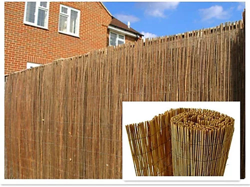 Natural Peeled Reed Screening Roll Garden Screen Fence Fencing Panel H 1.5m X W 4m 3 Natural Peeled Reed Screening Roll Garden Screen Fence Fencing Panel H 1.5m X W 4m