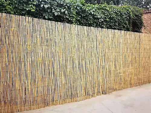 Natural Peeled Reed Screening Roll Garden Screen Fence Fencing Panel H 1.5m X W 4m 5 Natural Peeled Reed Screening Roll Garden Screen Fence Fencing Panel H 1.5m X W 4m - Image 3