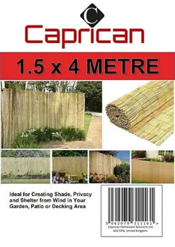 Natural Peeled Reed Screening Roll Garden Screen Fence Fencing Panel H 1.5m X W 4m 9 Natural Peeled Reed Screening Roll Garden Screen Fence Fencing Panel H 1.5m X W 4m -Leaf Shop natural peeled reed screening roll garden screen fence fencing panel h 1 5m x w 4m5062079311161 05c MP