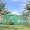 Outsunny 6 X 3M Polytunnel Walk-in Garden Greenhouse With Zip Door And Windows -Leaf Shop outsunny 6 x 3m polytunnel walk in garden greenhouse with zip door and windows5056534537876 01c MP