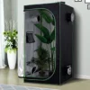 Outsunny Mylar Hydroponic Grow Tent With Floor Tray For Indoor Plant Black, Green -Leaf Shop outsunny mylar hydroponic grow tent with floor tray for indoor plant black green5056029842133 01c MP