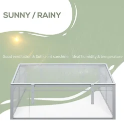 Outsunny Outdoor 2 Level Adjustable Roof Cold Frame Greenhouse Aluminium -Leaf Shop outsunny outdoor 2 level adjustable roof cold frame greenhouse aluminium5056029839133 06c MP