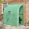 Outsunny Walk-In Lean To Wall Greenhouse W/Window&Door 200Lx 100W X 215Hcm Green 1 Outsunny Walk-In Lean To Wall Greenhouse W/Window&Door 200Lx 100W X 215Hcm Green -Leaf Shop outsunny walk in lean to wall greenhouse w window door 200lx 100w x 215hcm green5056534549268 01c MP