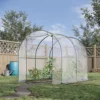 Outsunny Walk In Polytunnel Greenhouse W/ Roll Up Door PVC Cover, 2.5 X 2m -Leaf Shop outsunny walk in polytunnel greenhouse w roll up door pvc cover 2 5 x 2m5060348509097 01c MP