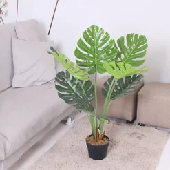 Oypla Artificial Monstera Plant 85cm Indoor Outdoor Decoration 9 Oypla Artificial Monstera Plant 85cm Indoor Outdoor Decoration -Leaf Shop oypla artificial monstera plant 85cm indoor outdoor decoration5060544759593 04c MP