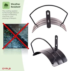 Oypla Heavy Duty Wall Mounted Garden Hose Pipe Hanger Storage Hook -Leaf Shop oypla heavy duty wall mounted garden hose pipe hanger storage hook5060544757995 04c MP