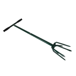 Oypla Multi Prong Long Handle Hand Tiller Cultivator Garden Weeder -Leaf Shop oypla multi prong long handle hand tiller cultivator garden weeder5056233251400 04c MP