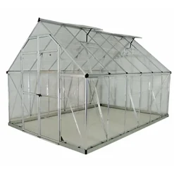 Palram - Canopia Octave Silver Greenhouse -Leaf Shop palram canopia octave silver greenhouse7290103111472 01bq