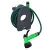 Portable Garden Hose Reel With 10 Metres Of Hose + 7 Dial Spray Gun + Fittings -Leaf Shop portable garden hose reel with 10 metres of hose 7 dial spray gun fittings5056316365598 01c MP