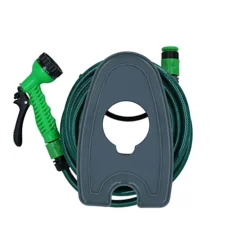 Portable Garden Hose Reel With 10 Metres Of Hose + 7 Dial Spray Gun + Fittings -Leaf Shop portable garden hose reel with 10 metres of hose 7 dial spray gun fittings5056316365598 02c MP