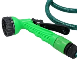 Portable Garden Hose Reel With 10 Metres Of Hose + 7 Dial Spray Gun + Fittings -Leaf Shop portable garden hose reel with 10 metres of hose 7 dial spray gun fittings5056316365598 03c MP