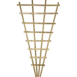Premier Garden 2x Wooden Fan Trellis Wall/Fence Lattice Wide: 3ft (90cm) X High: 6ft (180cm) Flat Top Standard Climbing Plant Vine -Leaf Shop premier garden 2x wooden fan trellis wall fence lattice wide 3ft 90cm x high 6ft 180cm flat top standard climbing plant vine5056556620716 03c MP