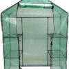 Premium Walk In Greenhouse With Shelves Portable Outdoor Small Reinforced Tubular 4 Shelf Plants Flower Seedling Growhouse -Leaf Shop premium walk in greenhouse with shelves portable outdoor small reinforced tubular 4 shelf plants flower seedling growhouse5012237845847 01c MP