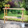 Primrose 2 Tier Easy Store Treated Pine Wooden Garden Greenhouse Staging 1.22m -Leaf Shop primrose 2 tier easy store treated pine wooden garden greenhouse staging 1 22m5055837218383 01c MP