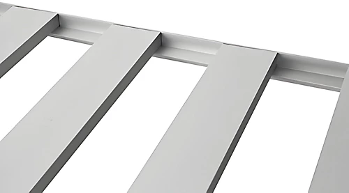 Primrose 2 Tier Traditional Greenhouse Garden Staging Silver 1.22m 5 Primrose 2 Tier Traditional Greenhouse Garden Staging Silver 1.22m - Image 3