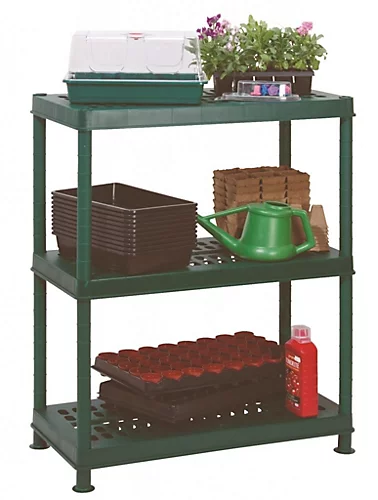 Primrose 3-Tier Easy-Store Collapsible Modular Garden Greenhouse Staging 0.8m 3 Primrose 3-Tier Easy-Store Collapsible Modular Garden Greenhouse Staging 0.8m