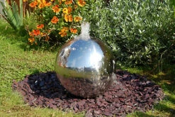 Primrose Polished Sphere Silver Stainless Steel Water Feature With LED Lights H50cm 8 Primrose Polished Sphere Silver Stainless Steel Water Feature With LED Lights H50cm -Leaf Shop primrose polished sphere silver stainless steel water feature with led lights h50cm5055372307139 03c MP