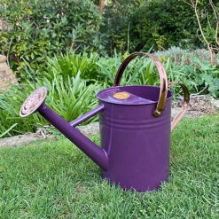 Purple Heather Metal & Copper Watering Can (3.5 Litre)