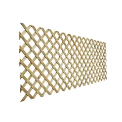 Richard Burbidge Decking 3ft Green Garden Dividing Screen Timber Trellis Panel (W)244cm X (H)90cm