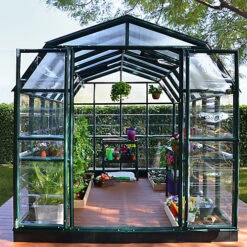 Rion Grand Gardner Green 8x8 Greenhouse 8 Rion Grand Gardner Green 8x8 Greenhouse -Leaf Shop rion grand gardner green 8x8 greenhouse7290103121570 02i bq