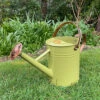 Sage Green Metal & Copper Watering Can (3.5 Litre) -Leaf Shop sage green metal copper watering can 3 5 litre 5055031302048 01c MP