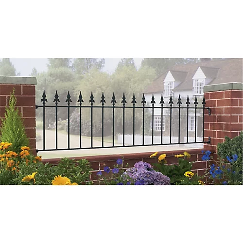 SAXA Metal Spear Top Garden Railing Panel 1830mm (6ft) GAP X 490mm High SAZP03 5 SAXA Metal Spear Top Garden Railing Panel 1830mm (6ft) GAP X 490mm High SAZP03 - Image 3