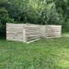 Set Of 2 Wooden Slatted Garden Composters (65cm X 120cm) -Leaf Shop set of 2 wooden slatted garden composters 65cm x 120cm 5056589500528 01c MP
