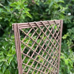 Set Of 3 Willow Trellis Framed Panel (120cm X 45cm) -Leaf Shop set of 3 willow trellis framed panel 120cm x 45cm 5060266596698 04c MP