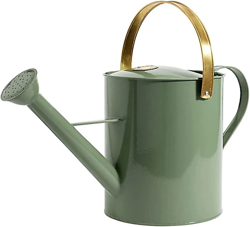 Simpa 5 Litre Copper & Green Galvanised Watering Can With Watering Rose. 3 Simpa 5 Litre Copper & Green Galvanised Watering Can With Watering Rose.