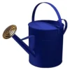 Simpa 9 Litre / 2 Gallon Dark Blue Galvanised Watering Can With Brass Rose. -Leaf Shop simpa 9 litre 2 gallon dark blue galvanised watering can with brass rose 5059331207010 01c MP