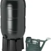 Simpa Large Capacity 210L Water Butt, Stand And Watering Can -Leaf Shop simpa large capacity 210l water butt stand and watering can5059331206921 01c MP