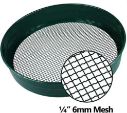 Simpa Steel Garden Riddle Sieve 1/4" 6mm Mesh 70mm Deep 5 Simpa Steel Garden Riddle Sieve 1/4" 6mm Mesh 70mm Deep -Leaf Shop simpa steel garden riddle sieve 1 4 6mm mesh 70mm deep5059331207287 02c MP