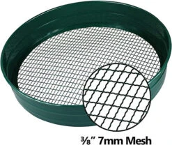 Simpa Steel Garden Riddle Sieve 3/8" 7mm Mesh 70mm Deep -Leaf Shop simpa steel garden riddle sieve 3 8 7mm mesh 70mm deep5059331207300 02c MP